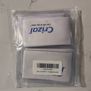 Crizal Microfiber Cleaning Cloth for Electronics or Eyeglasses - White 8 Pack